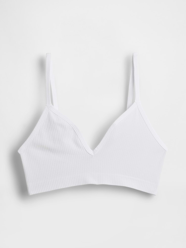 Image number 5 showing, Seamless Rib Triangle Bralette