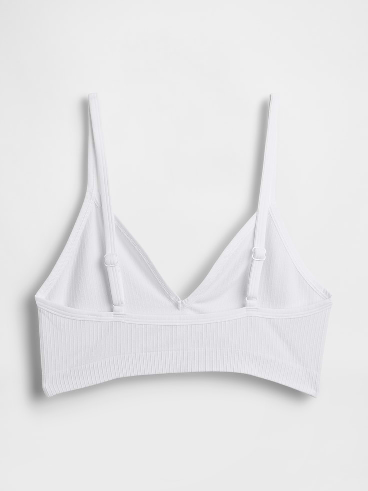Image number 6 showing, Seamless Rib Triangle Bralette