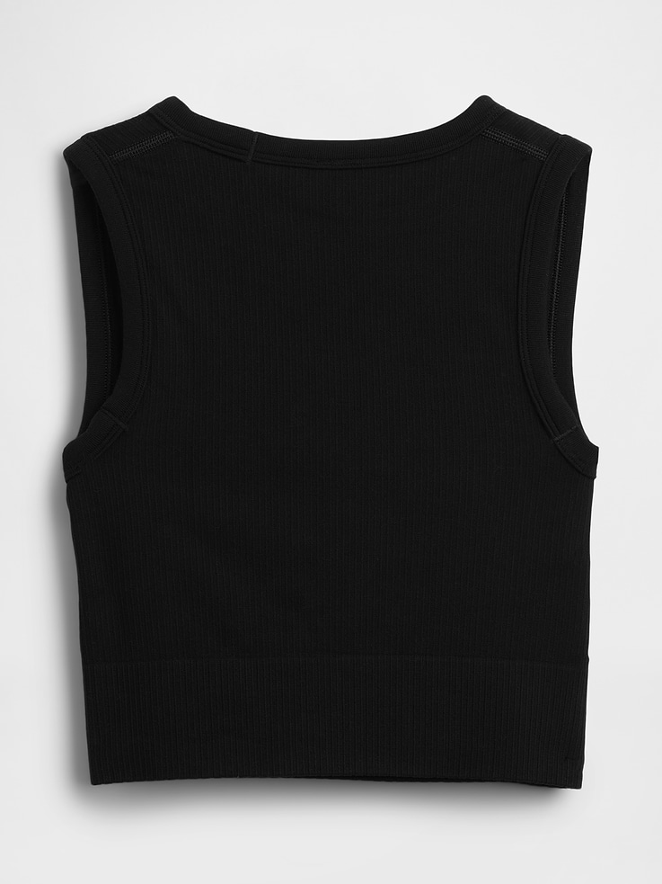 Image number 6 showing, Seamless Rib Crop Tank Top