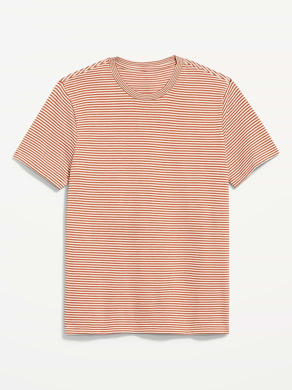 Crew-Neck Striped T-Shirt