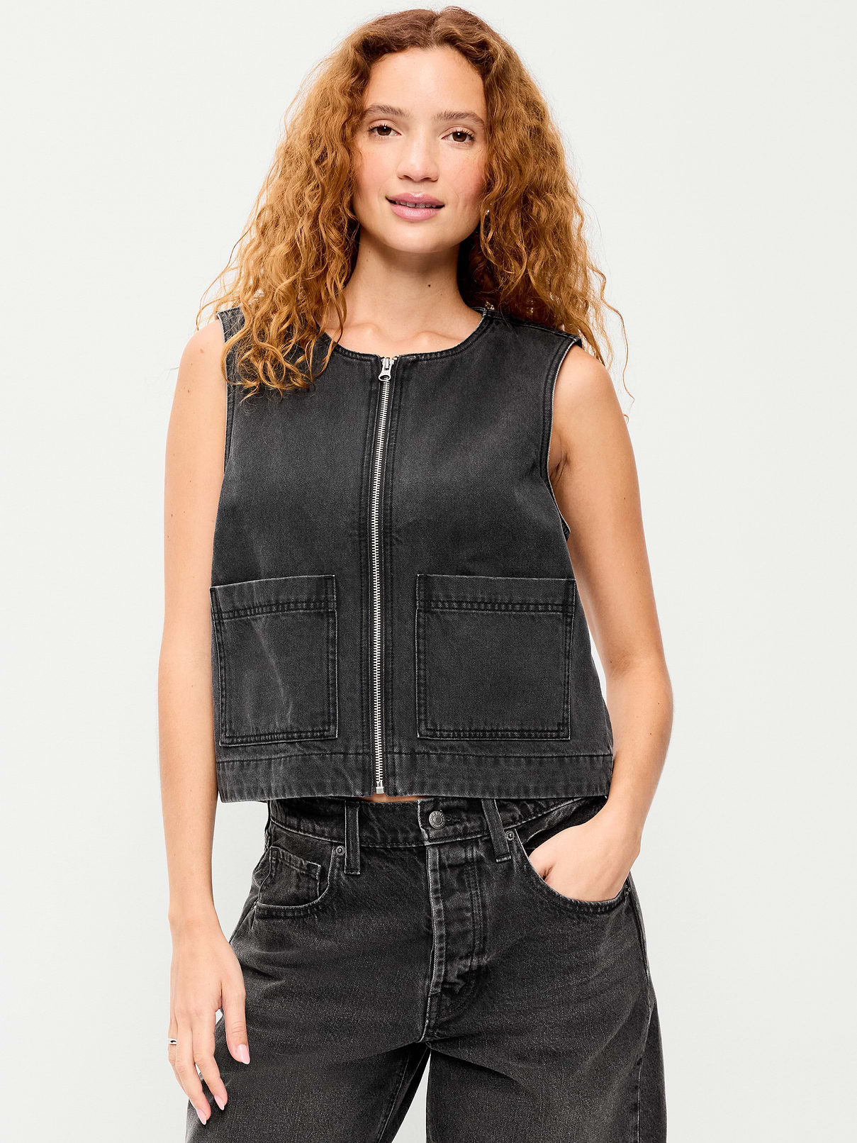 Zip-Front Utility Vest