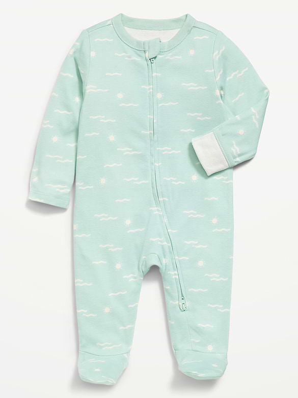 2-Way-Zip Sleep & Play Footed One-Piece for Baby