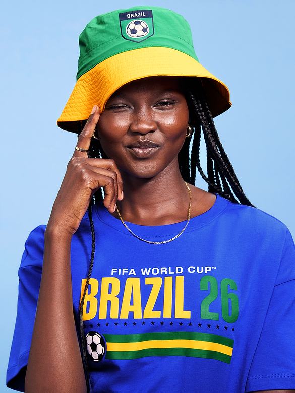 Chapeau cloche Coupe du Monde de la FIFA 2026™, Brésil pour adulte