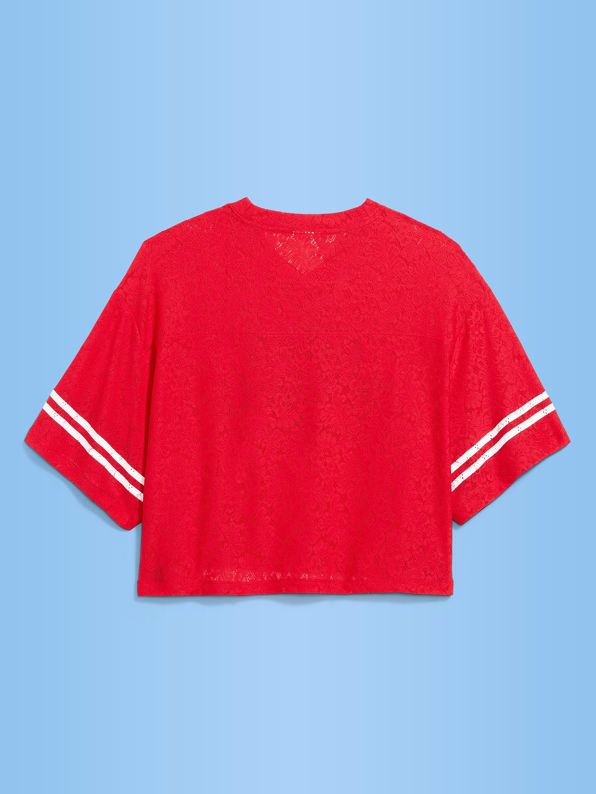 Image number 2 showing, FIFA World Cup 26™ Korea Republic Boxy Lace V-Neck T-Shirt for Women