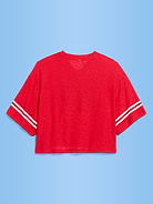 Image number 2 showing, FIFA World Cup 26™ Korea Republic Boxy Lace V-Neck T-Shirt for Women