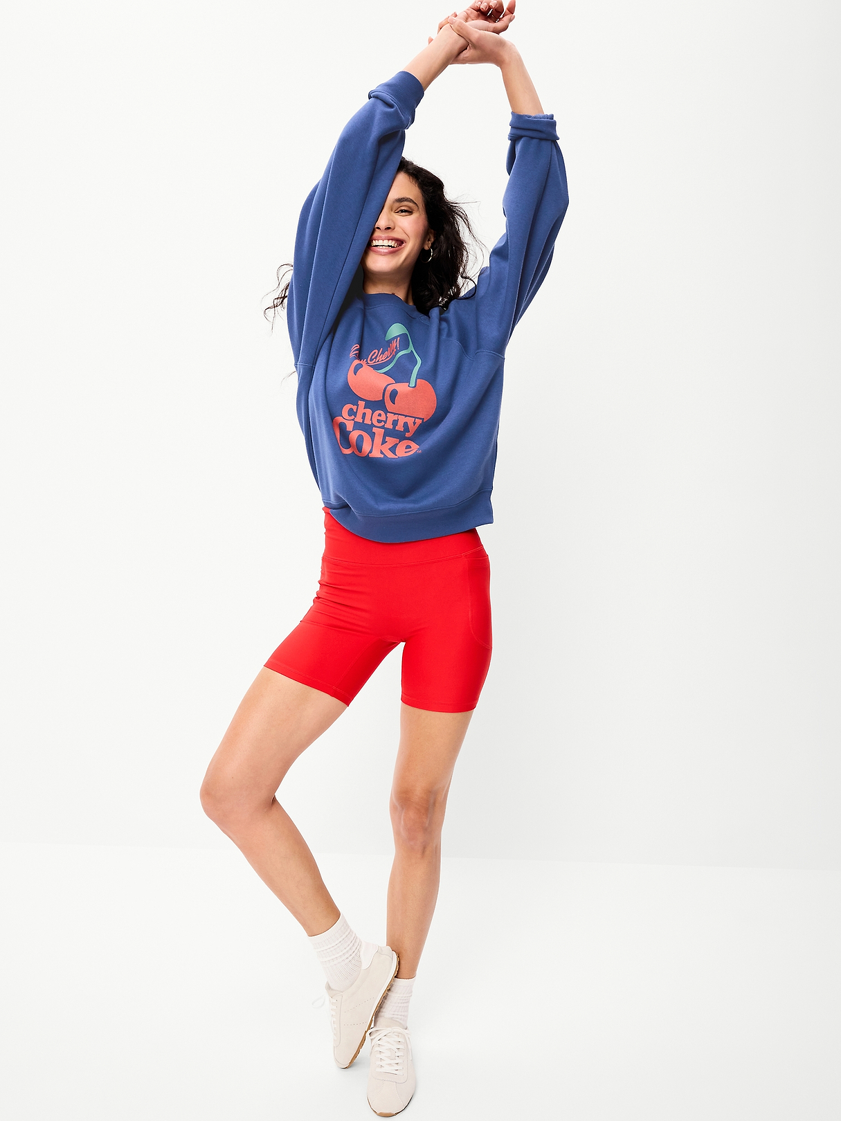 Oversized Raglan Graphic Sweatshirt | Old Navy