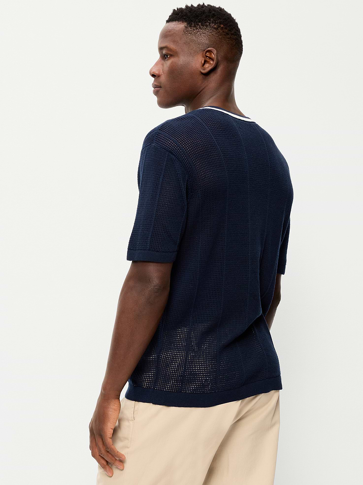 Image number 2 showing, Relaxed Mesh-Knit T-Shirt