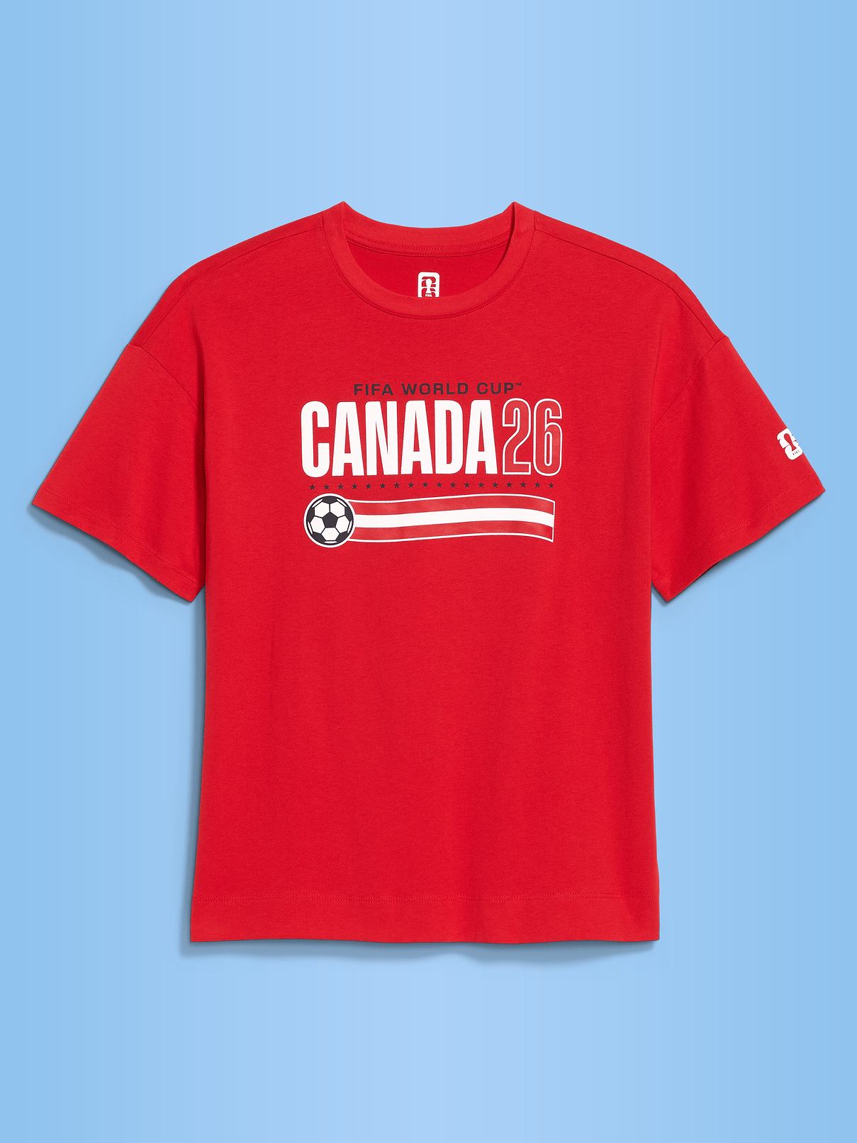 L'image numéro 1 présente T-shirt rétro encolure ras du cou Coupe du Monde de la FIFA 26™, Canada pour femme