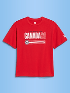 L'image numéro 1 présente T-shirt rétro encolure ras du cou Coupe du Monde de la FIFA 26™, Canada pour femme