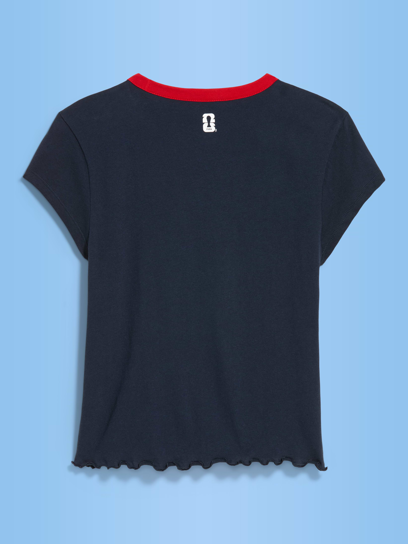 L'image numéro 2 présente T-shirt smocké à imprimé de la Coupe du Monde de la FIFA 26™, Espagne pour femme