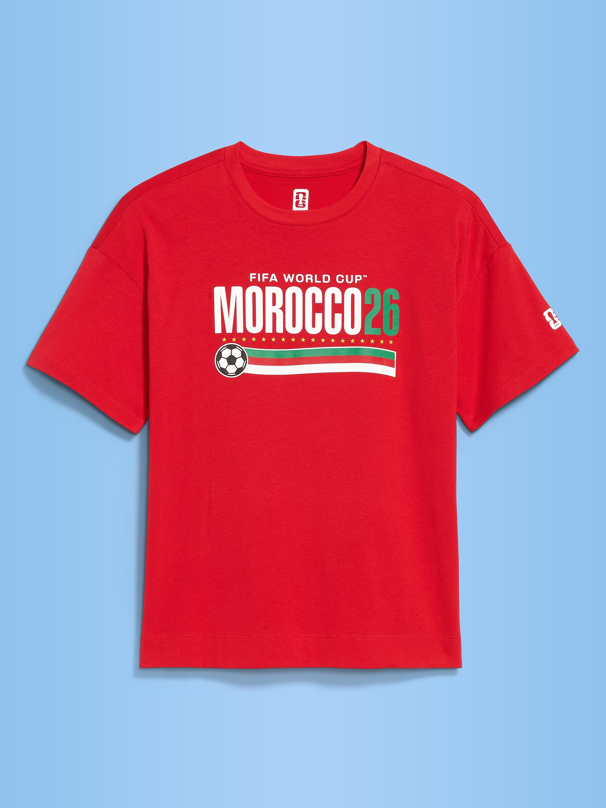 FIFA World Cup 26™ Morocco Vintage Crew-Neck T-Shirt for Women