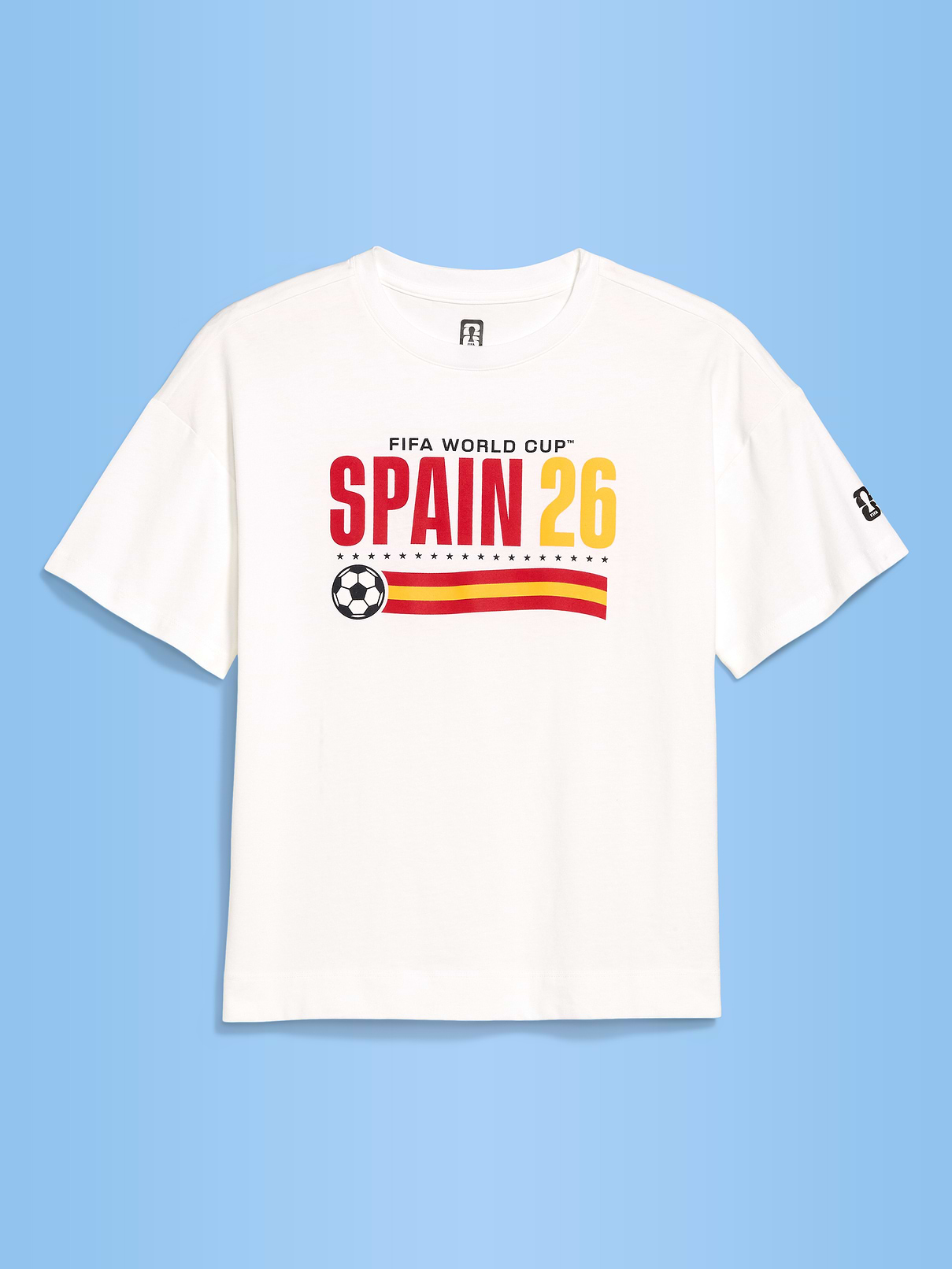 Image number 1 showing, FIFA World Cup 26™ Spain Vintage Crew-Neck T-Shirt for Women