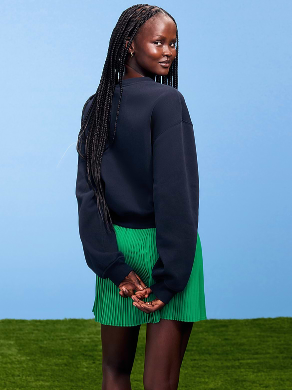Chandail en coton ouaté surdimensionné à imprimé Coupe du Monde de la FIFA 26™, Brésil pour femme