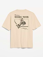 Image number 5 showing, Loose Heavyweight Graphic T-Shirt