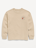 Image number 1 showing, Oversized Long-Sleeve Graphic T-Shirt for Boys