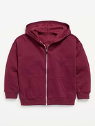 Image number 1 showing, Oversized Fleece Full-Zip Hoodie for Girls