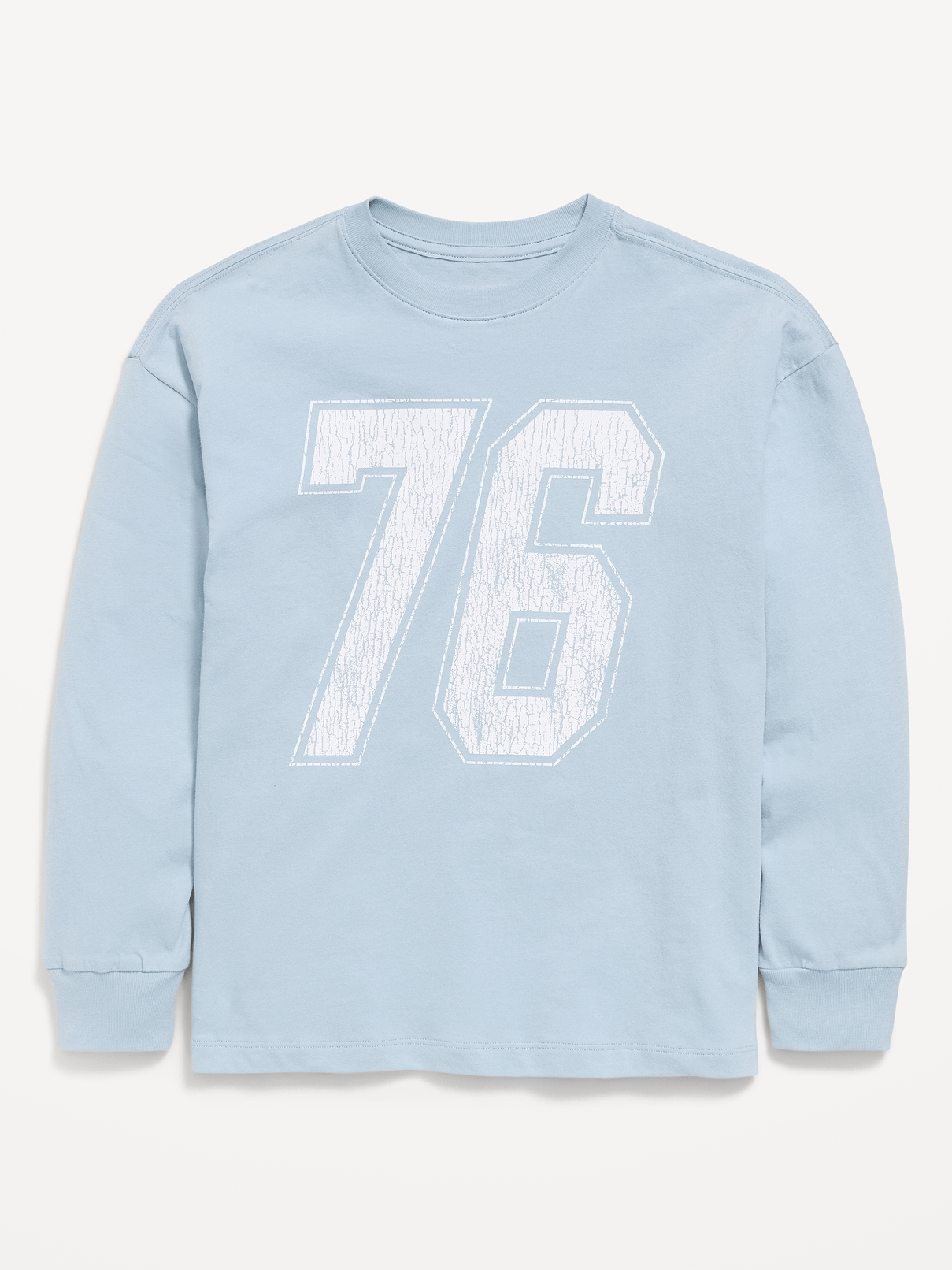 Oversized Long-Sleeve Graphic T-Shirt for Boys