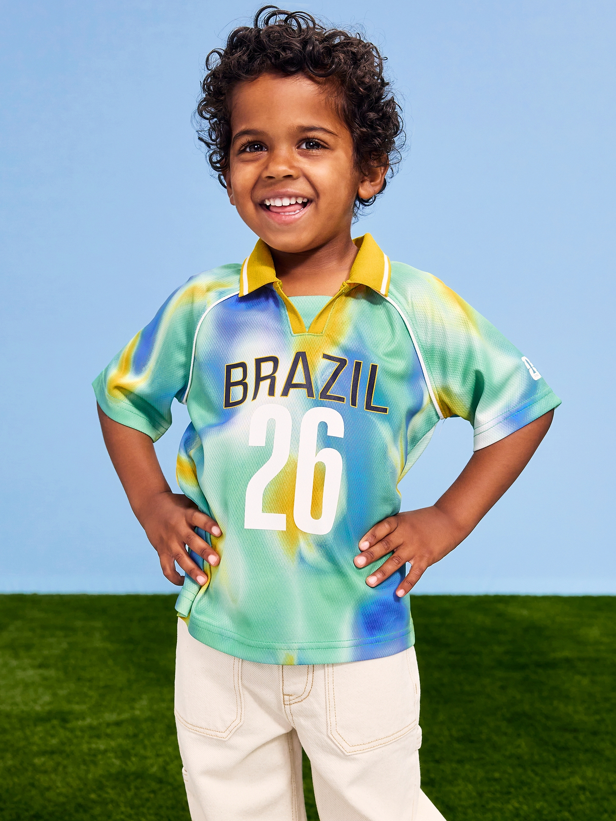 FIFA World Cup 26™ Brazil Unisex Lifestyle Collared Jersey T-Shirt