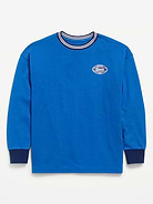Image number 1 showing, Oversized Long-Sleeve Graphic T-Shirt for Boys