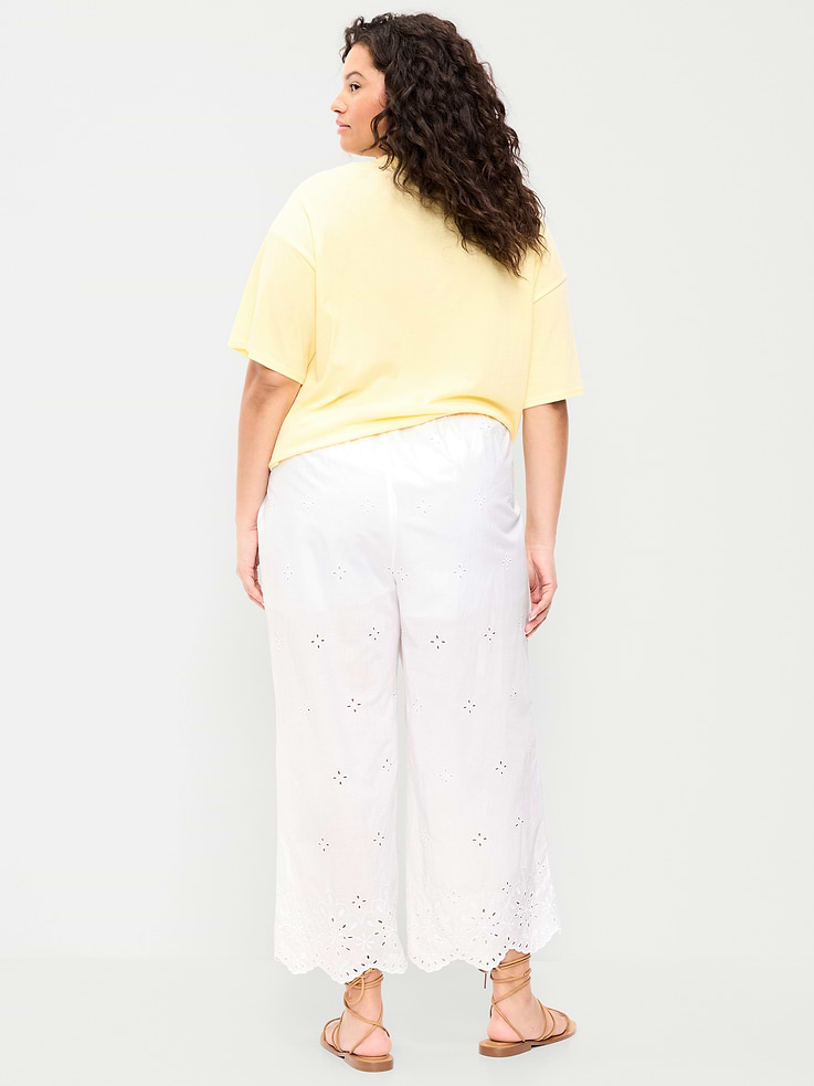 Image number 7 showing, High-Waisted Cut Out Wide-Leg Pant