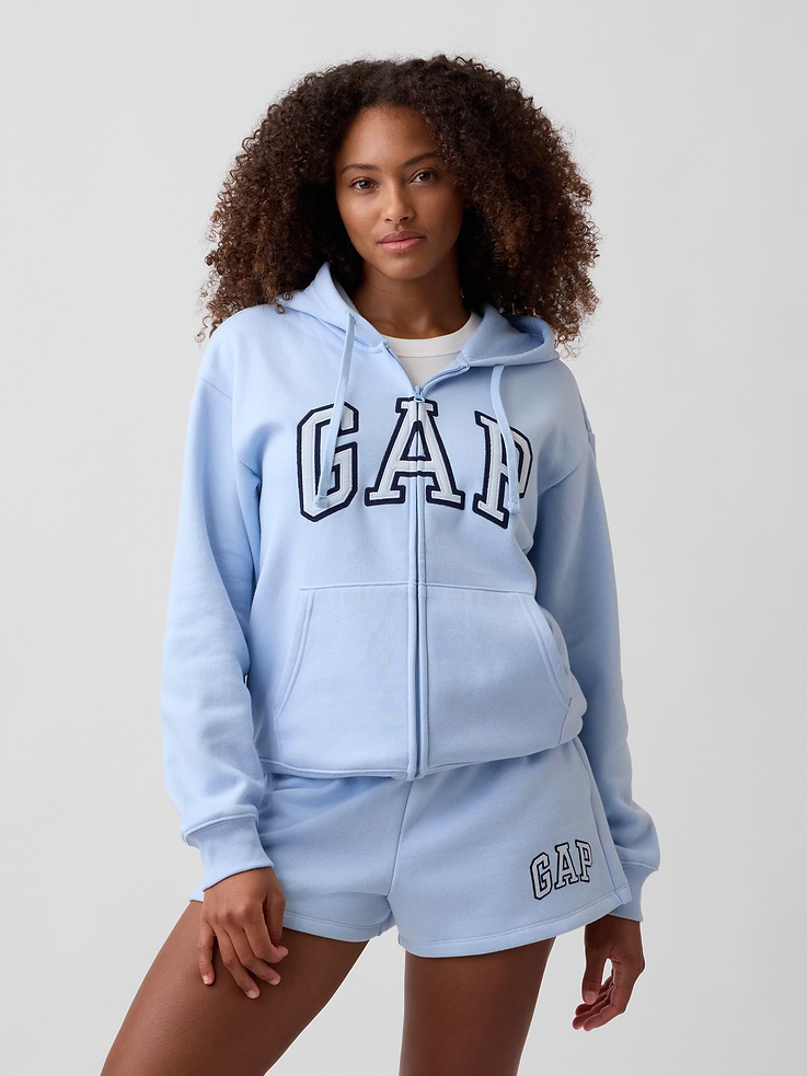 Image number 1 showing, Relaxed Gap Logo Zip Hoodie