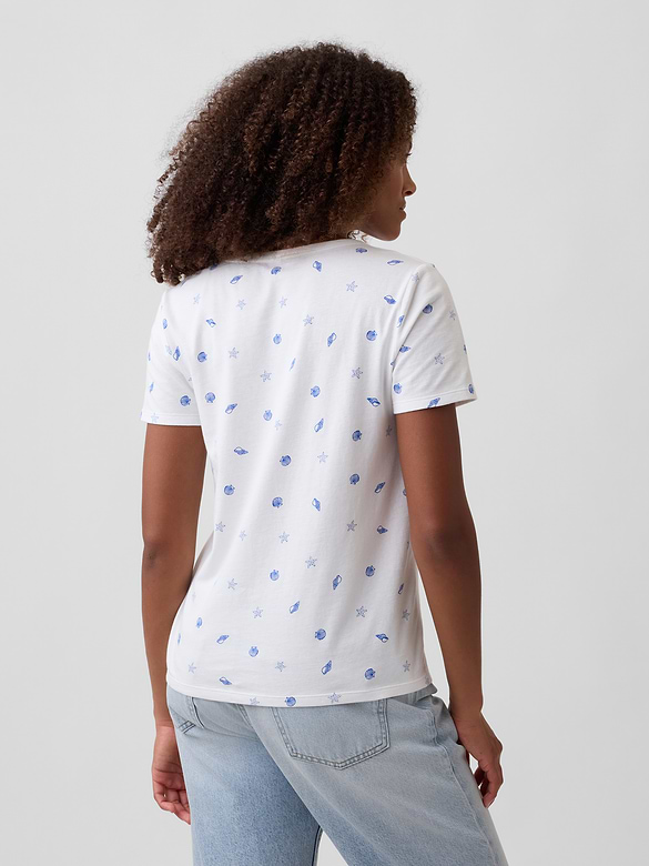 Favorite Print V-Neck T-Shirt