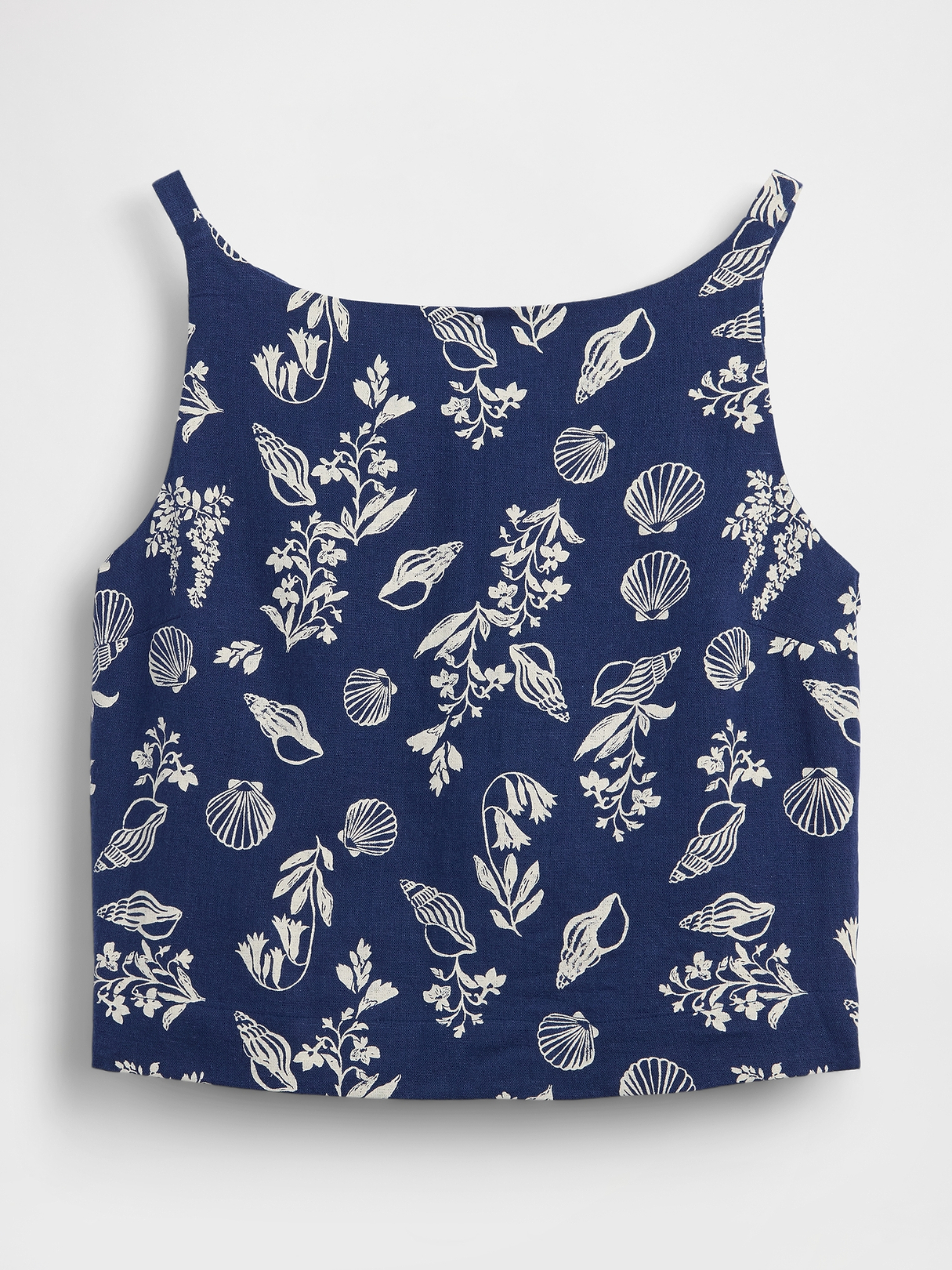 Linen-Blend Apron Top | Gap Factory