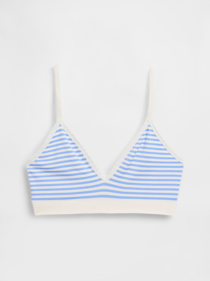 Image number 5 showing, Seamless Rib Triangle Bralette