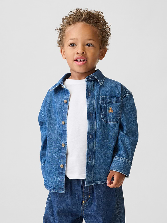 Baby & Toddler Denim Big Shirt