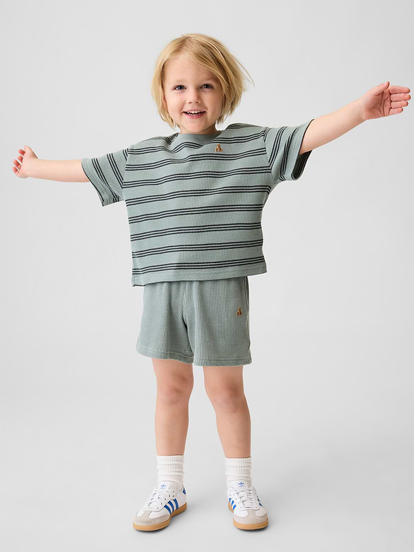 Baby & Toddler Pull-On Waffle Shorts