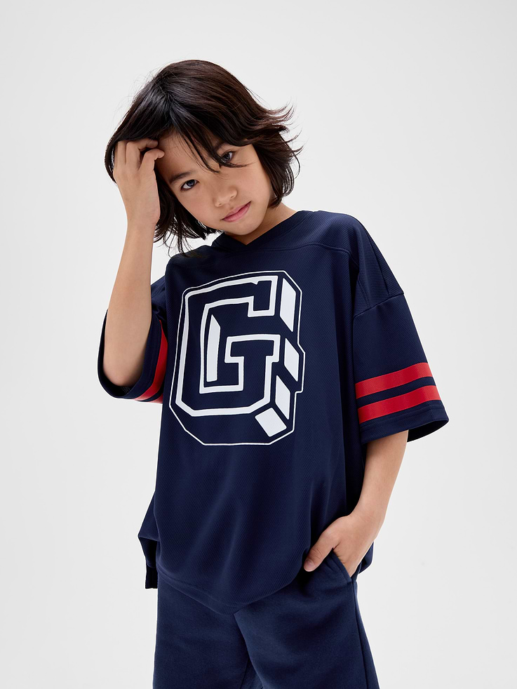 Image number 4 showing, Kids Relaxed Mesh Soccer T-Shirt