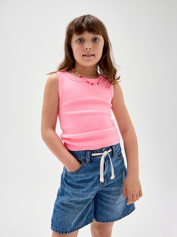 Kids Ribbed Tank Top