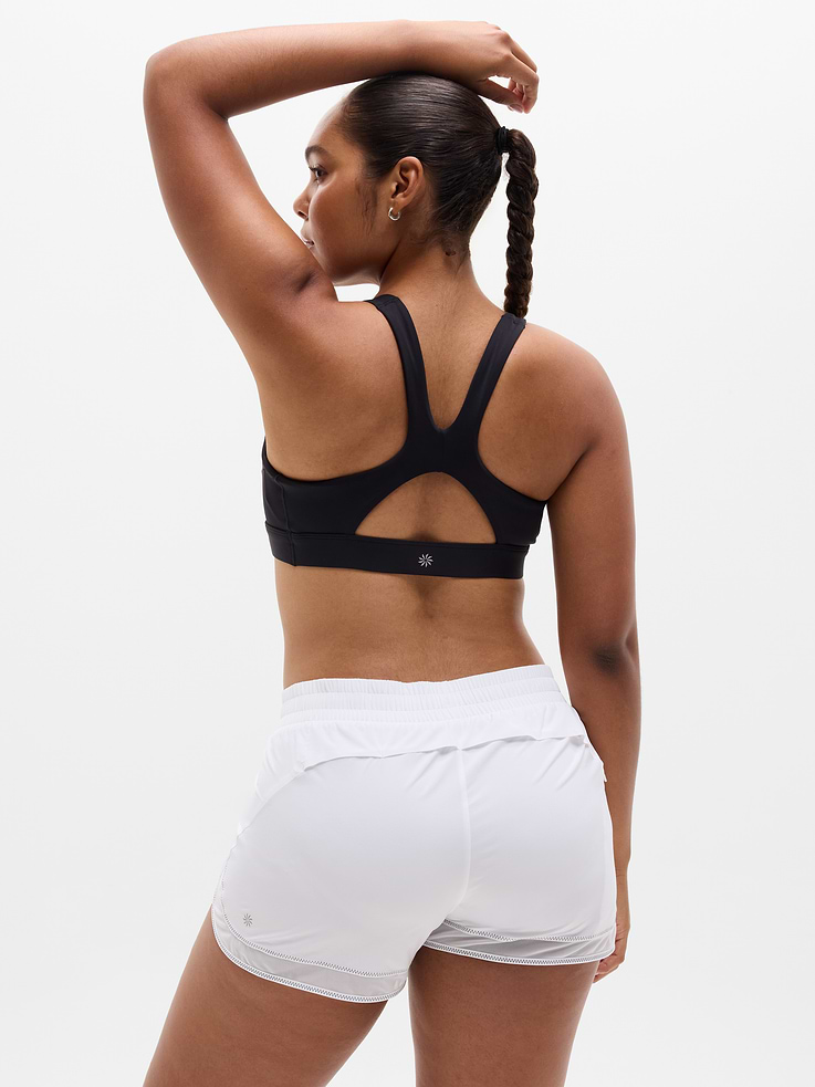 Image number 6 showing, Mesh Racer Run Mid Rise 4" Short