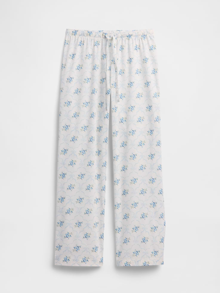 Image 4 of 4, Poplin PJ Pants