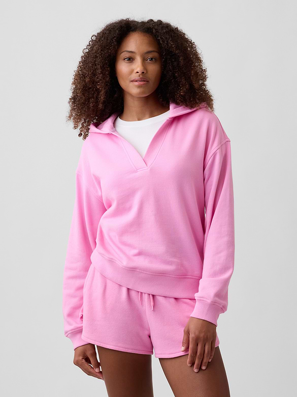 Relaxed French Terry Hoodie