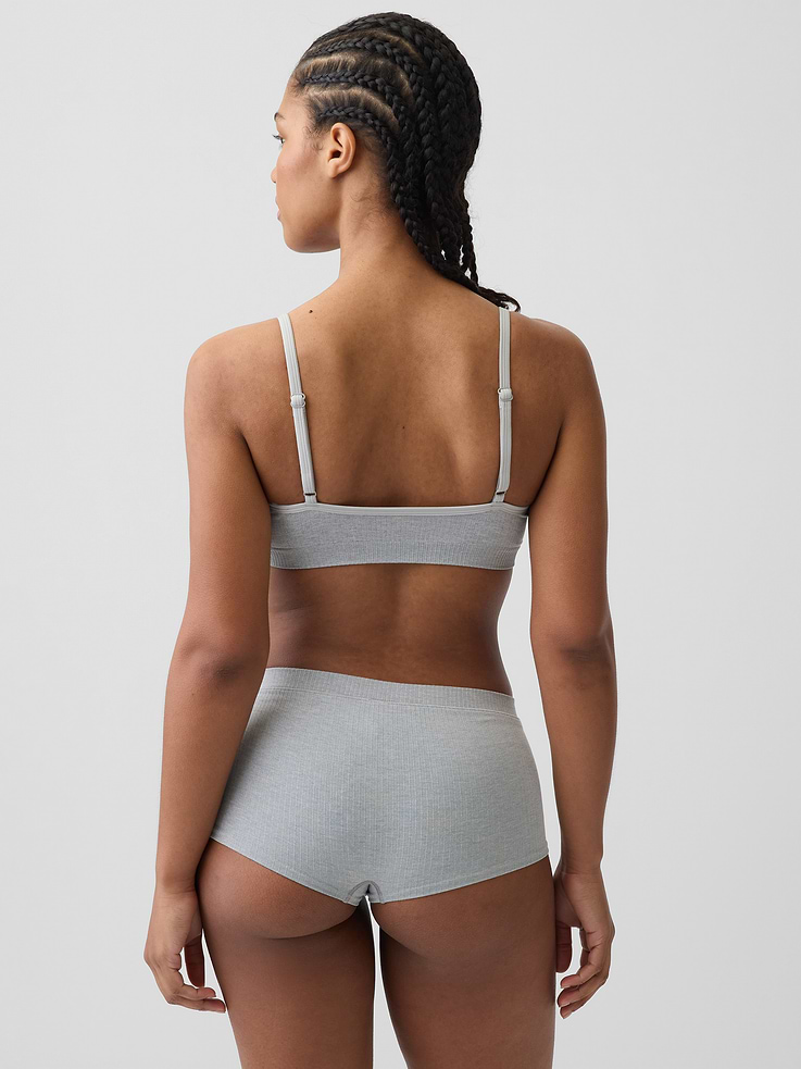 Image number 2 showing, Seamless Rib Triangle Bralette
