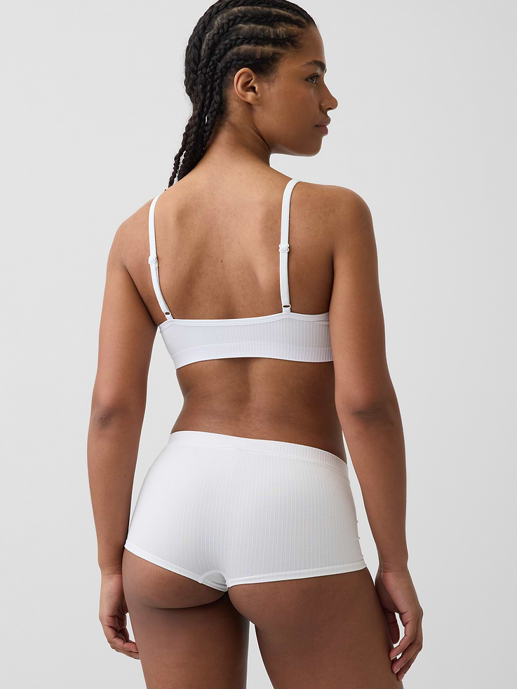 Image number 2 showing, Seamless Rib Triangle Bralette
