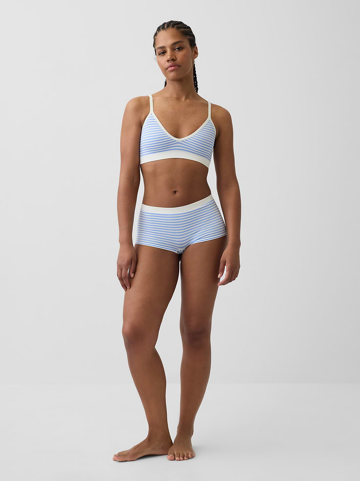 Image number 4 showing, Seamless Rib Triangle Bralette