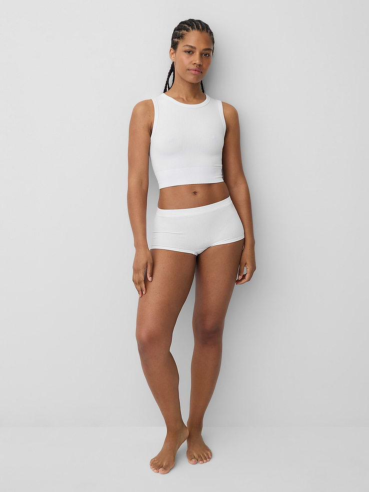 Image number 4 showing, Seamless Rib Crop Tank Top