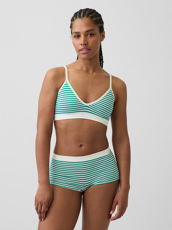 Seamless Rib Triangle Bralette