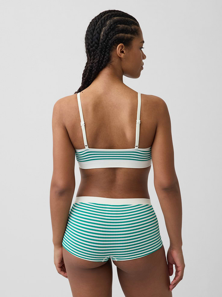 Image number 2 showing, Seamless Rib Triangle Bralette