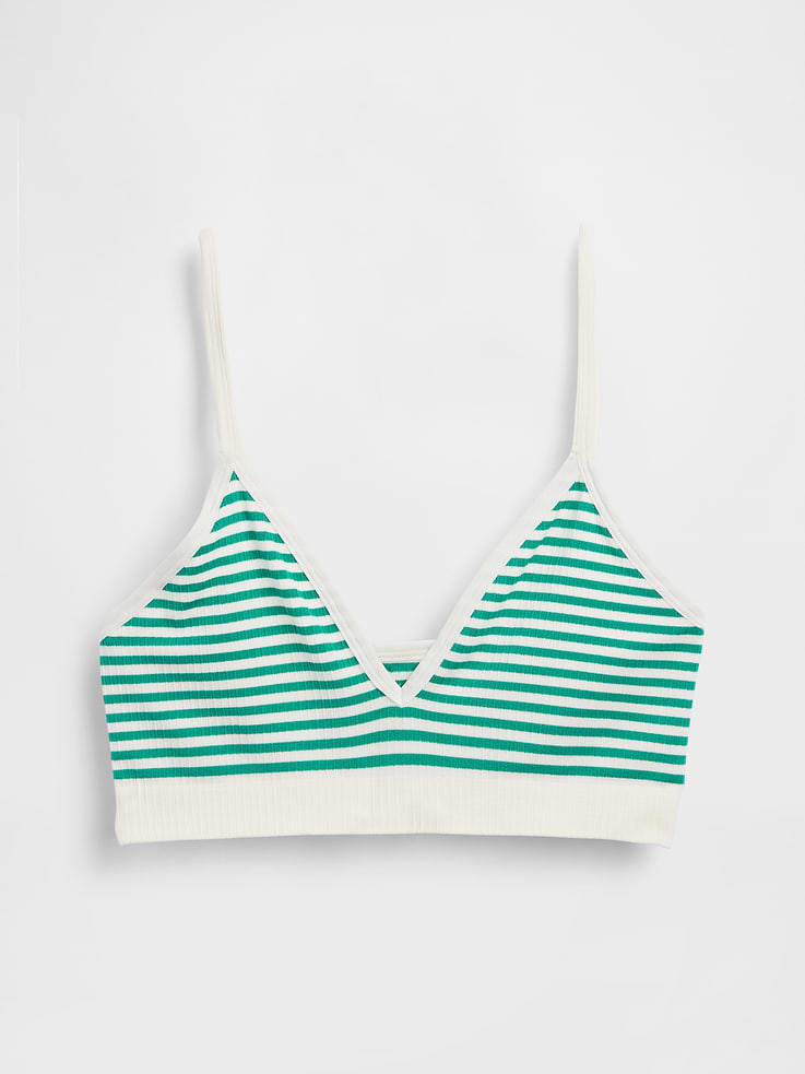 Image number 5 showing, Seamless Rib Triangle Bralette
