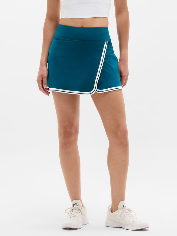 Crosscourt High Rise Tipped 14" Skort