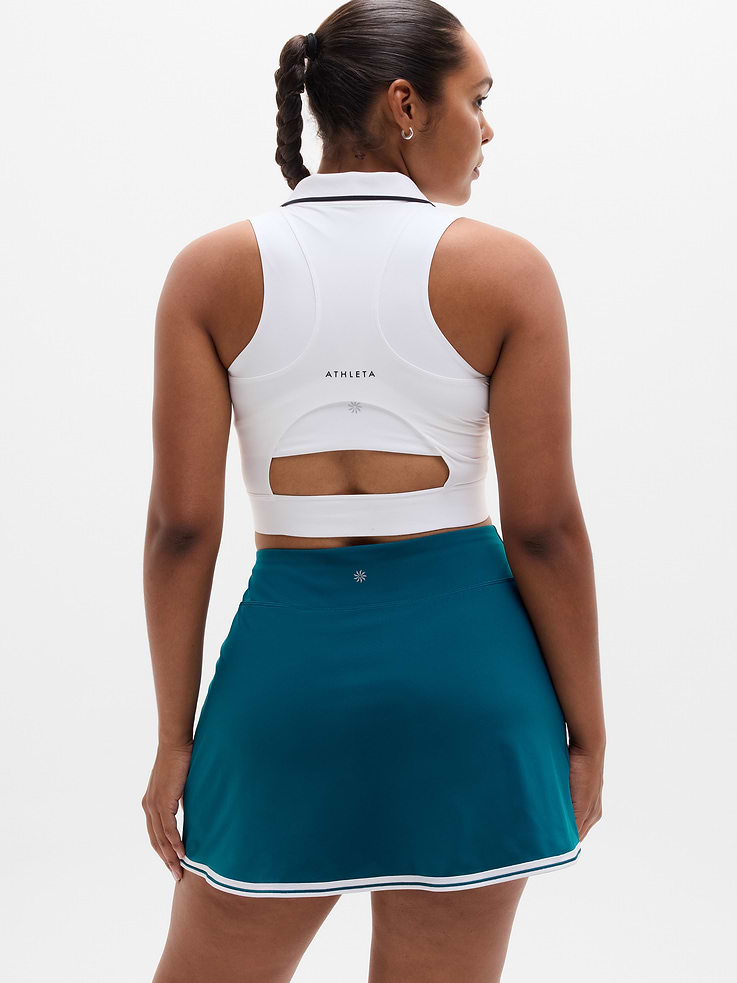 Image number 7 showing, Crosscourt High Rise Tipped 14" Skort