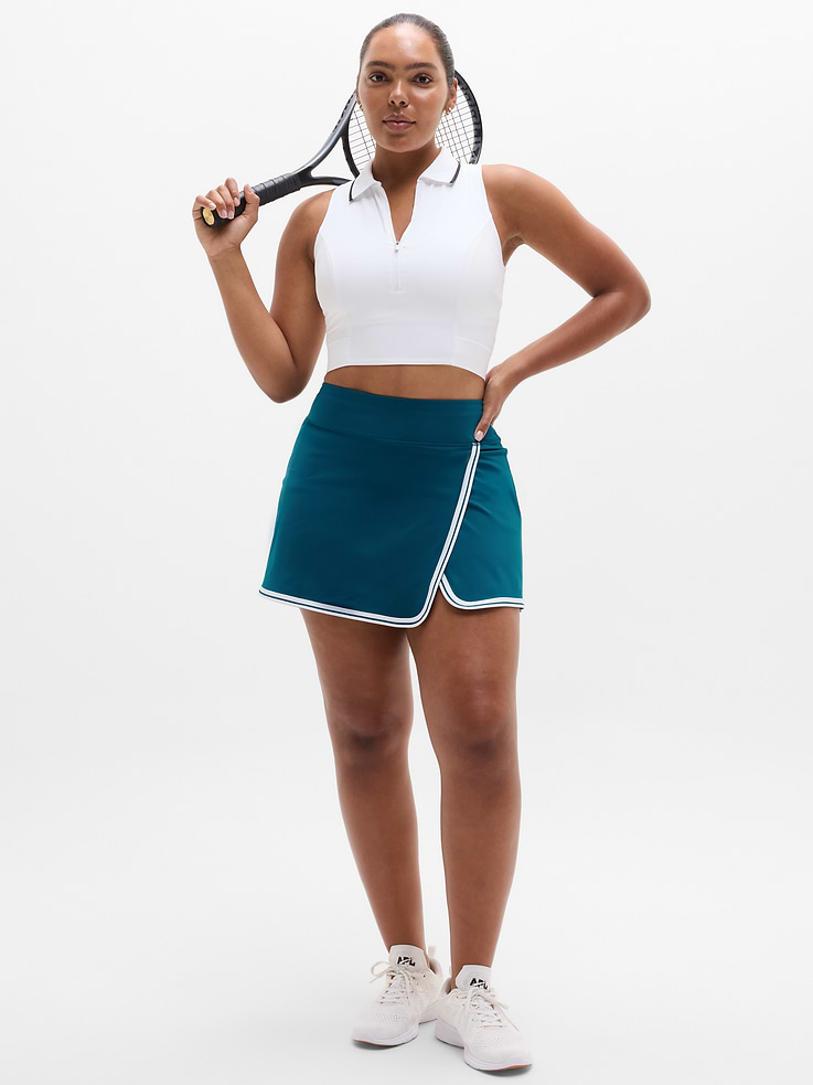 Image number 6 showing, Crosscourt High Rise Tipped 14" Skort