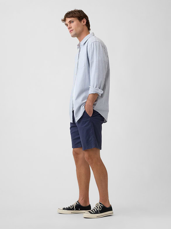 9" Essential Khaki Shorts
