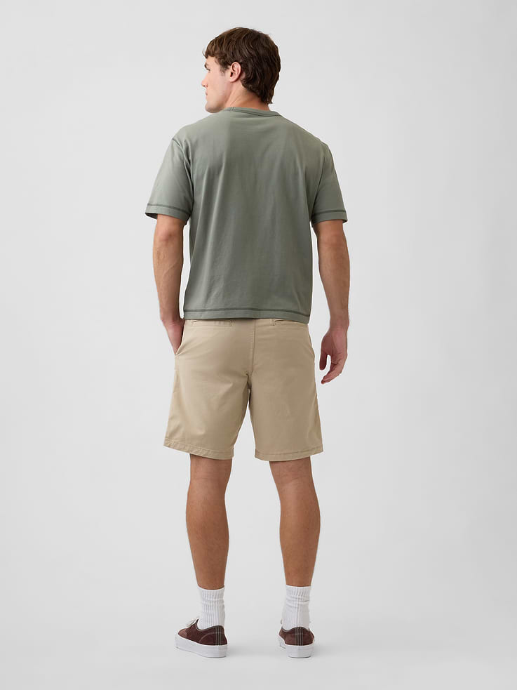 Image number 2 showing, 9" Essential Khaki Shorts