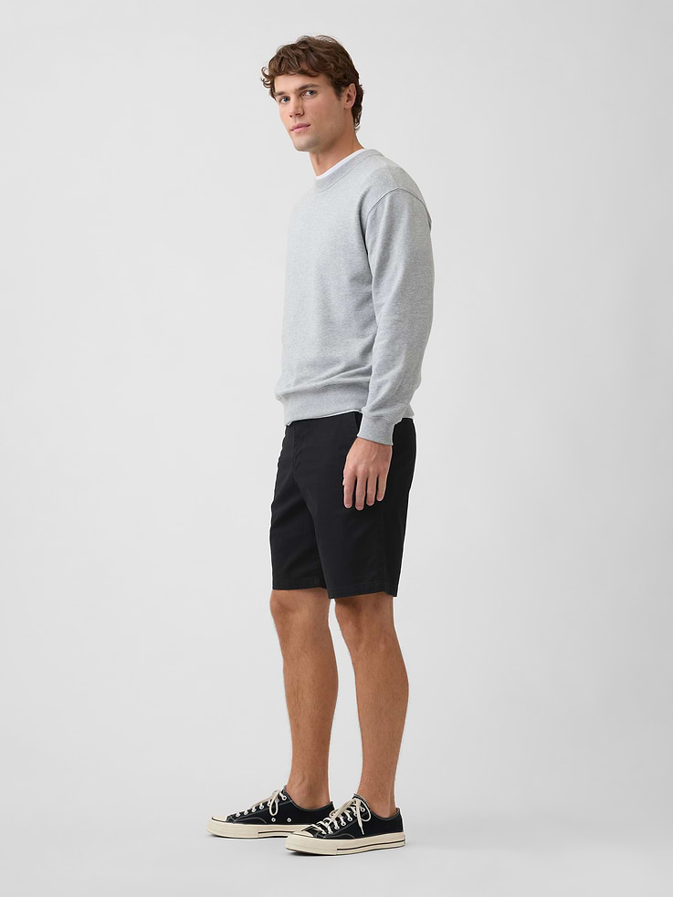 Image number 4 showing, 9" Essential Khaki Shorts