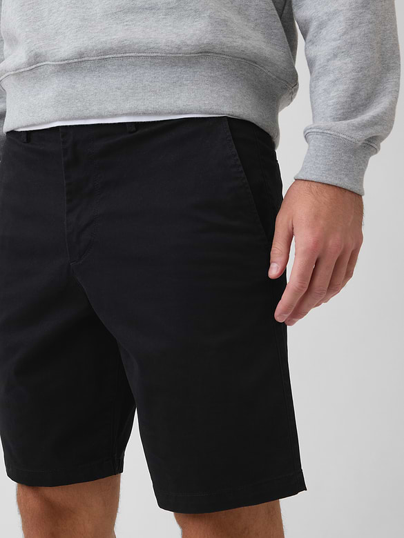 9" Essential Khaki Shorts