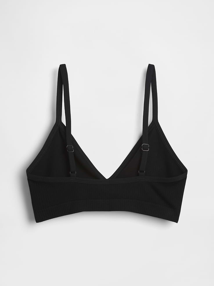 Image number 6 showing, Seamless Rib Triangle Bralette